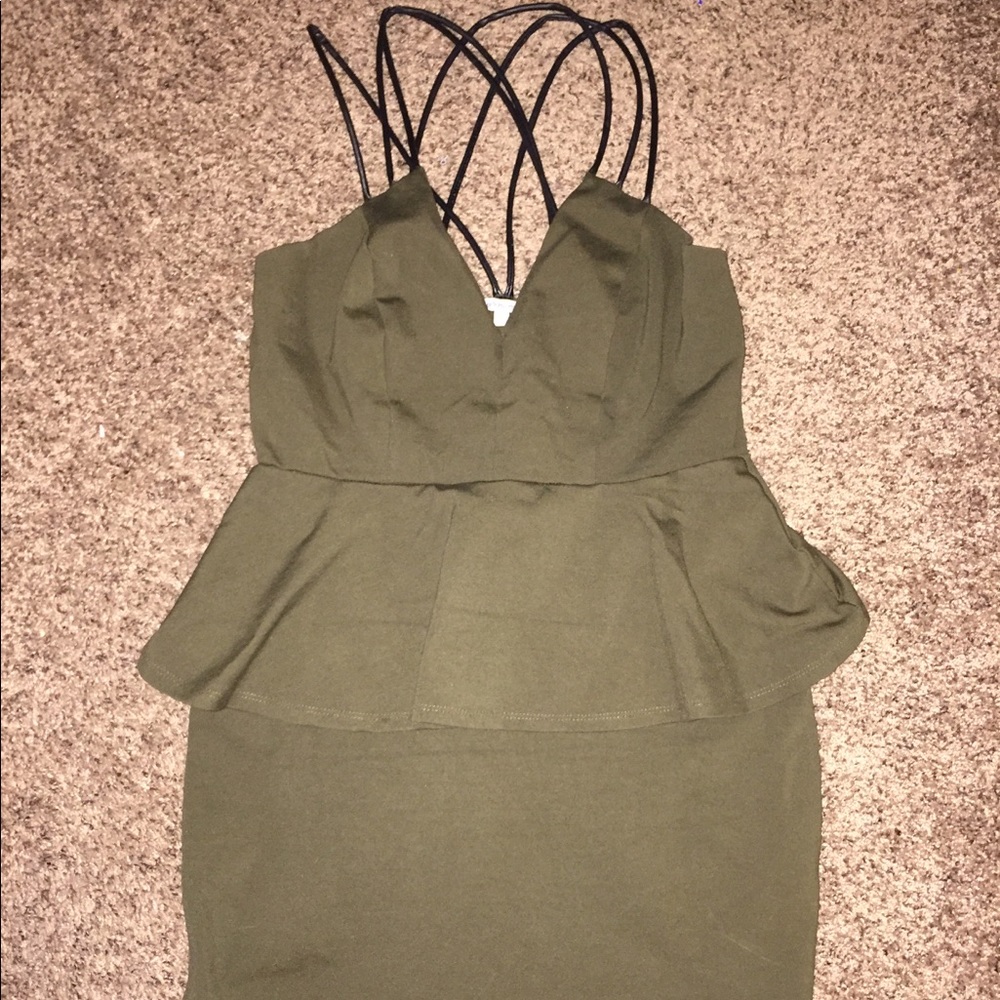 Peplum dress